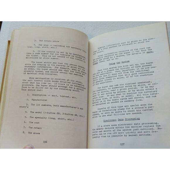 Profitable Merchandising of Men's Clothing 1967 Vintage Hardcover Book - Picture 9 of 12